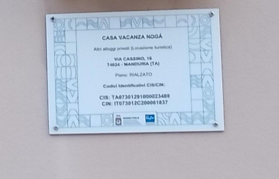 Casa Noga' Apartment Manduria Ngoại thất bức ảnh